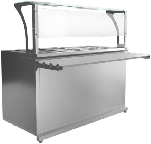 Мармит электрический для вторых блюд напольный LUXSTAHL МВП (С)-1500 PREMIUM (нерж.)