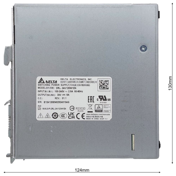 Блок питания 24V 120W ROBOLABS 25272