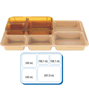Поднос базовый L 35 CAMBRO 1411CP-167